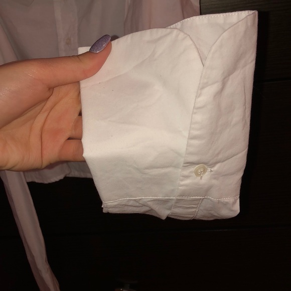 Stolen hearts off the shoulder button down - Picture 3 of 6